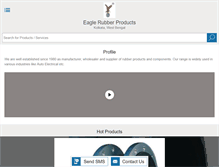 Tablet Screenshot of eaglerubber.in